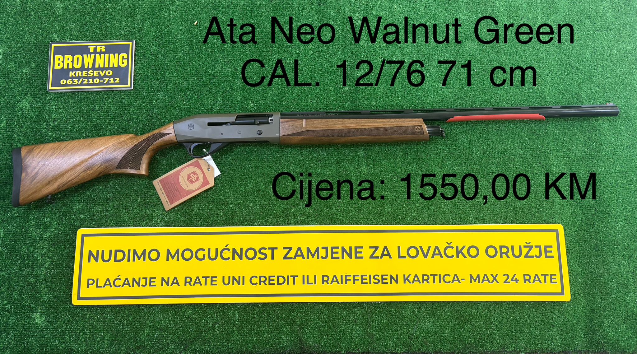 Ata Neo Walnut Green CAL. 12/76 71 cm