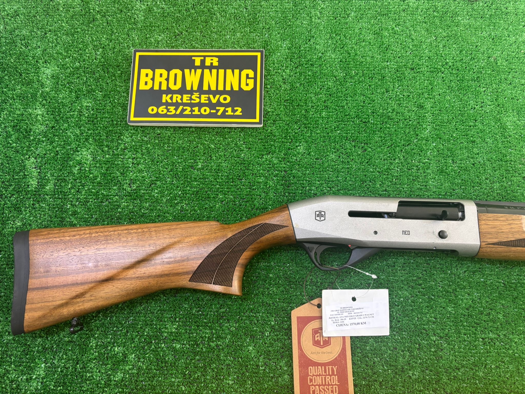Ata Neo Gray Grade 2 Walnut CAL. 12/76 - Slika 2