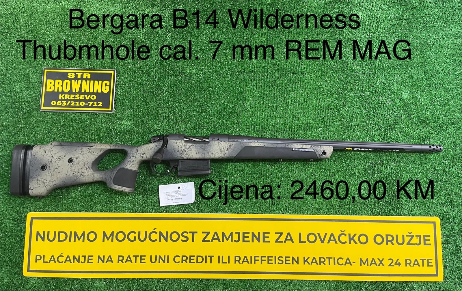 Bergara B14 Wilderness Thumbhole CAL. 7 mm REM MAG 61 cm