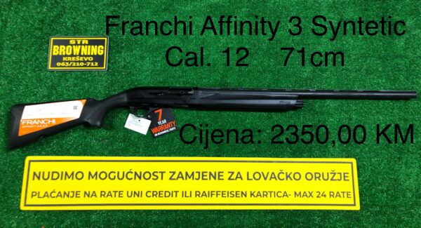 Franchi Affinity 3 Syntetic cal 12
