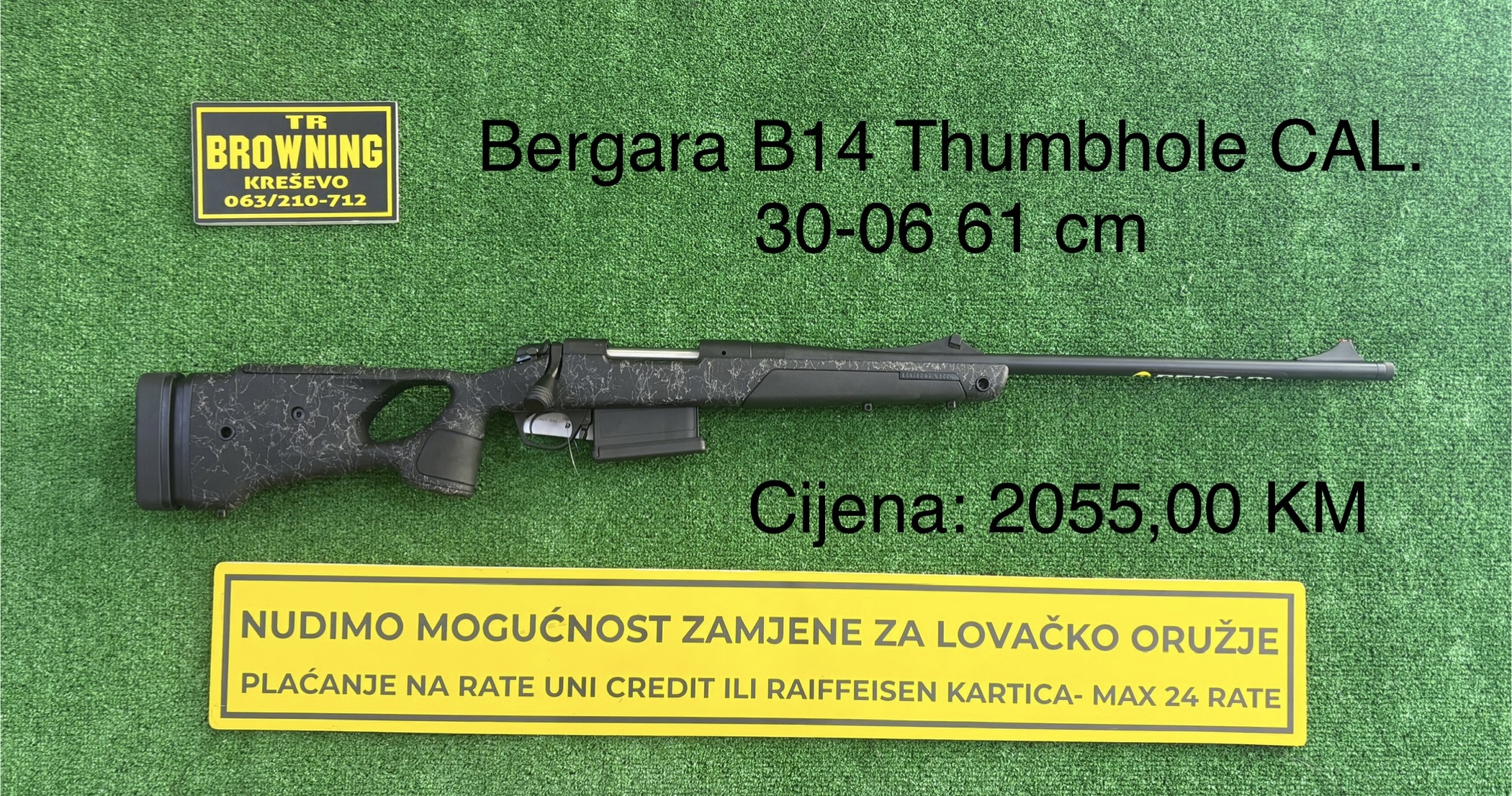 Bergara B14 Thumbhole CAL. 30-06 61 cm