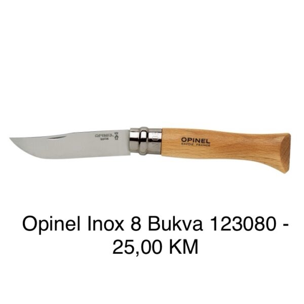 Opinel Inox No.8 BUKVA 123080