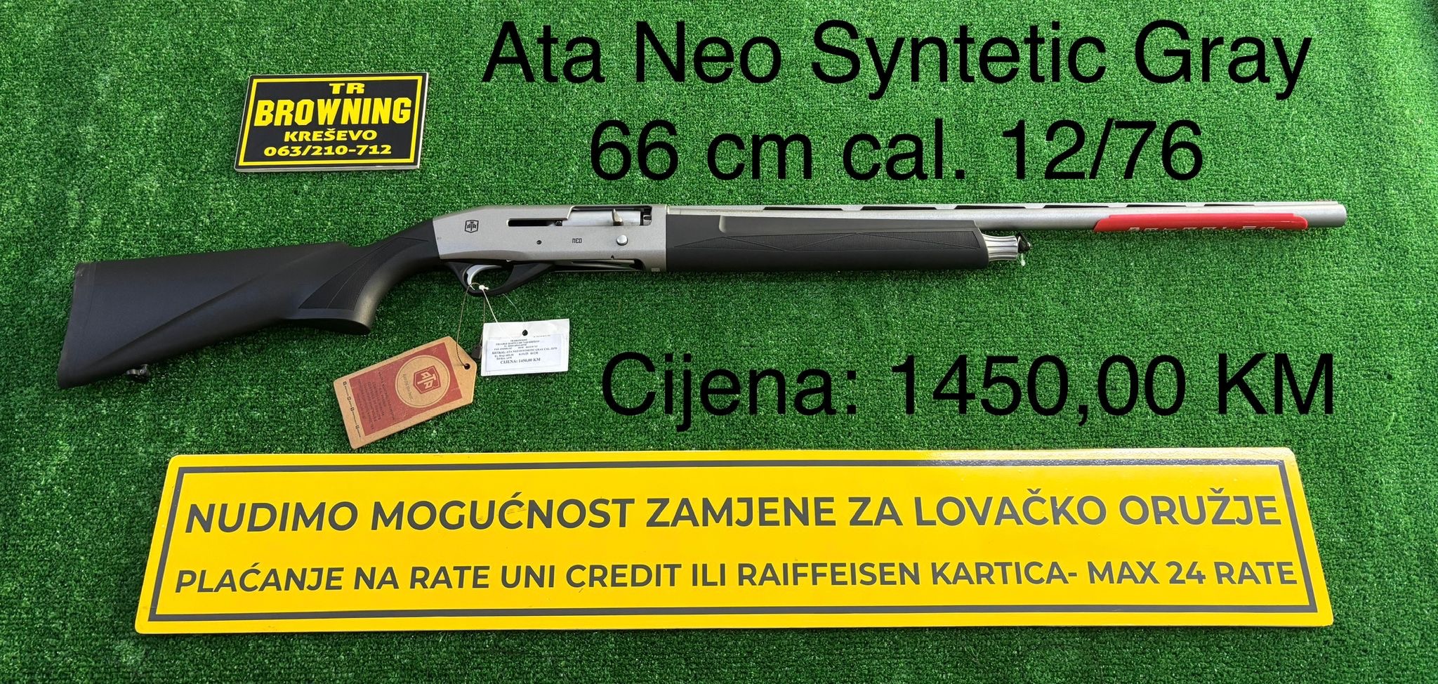 Ata Neo Synthetic Gray CAL. 12/76 66 cm