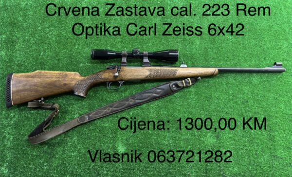 Crvena Zastava cal 223 REM i optika Zeiss 6x42