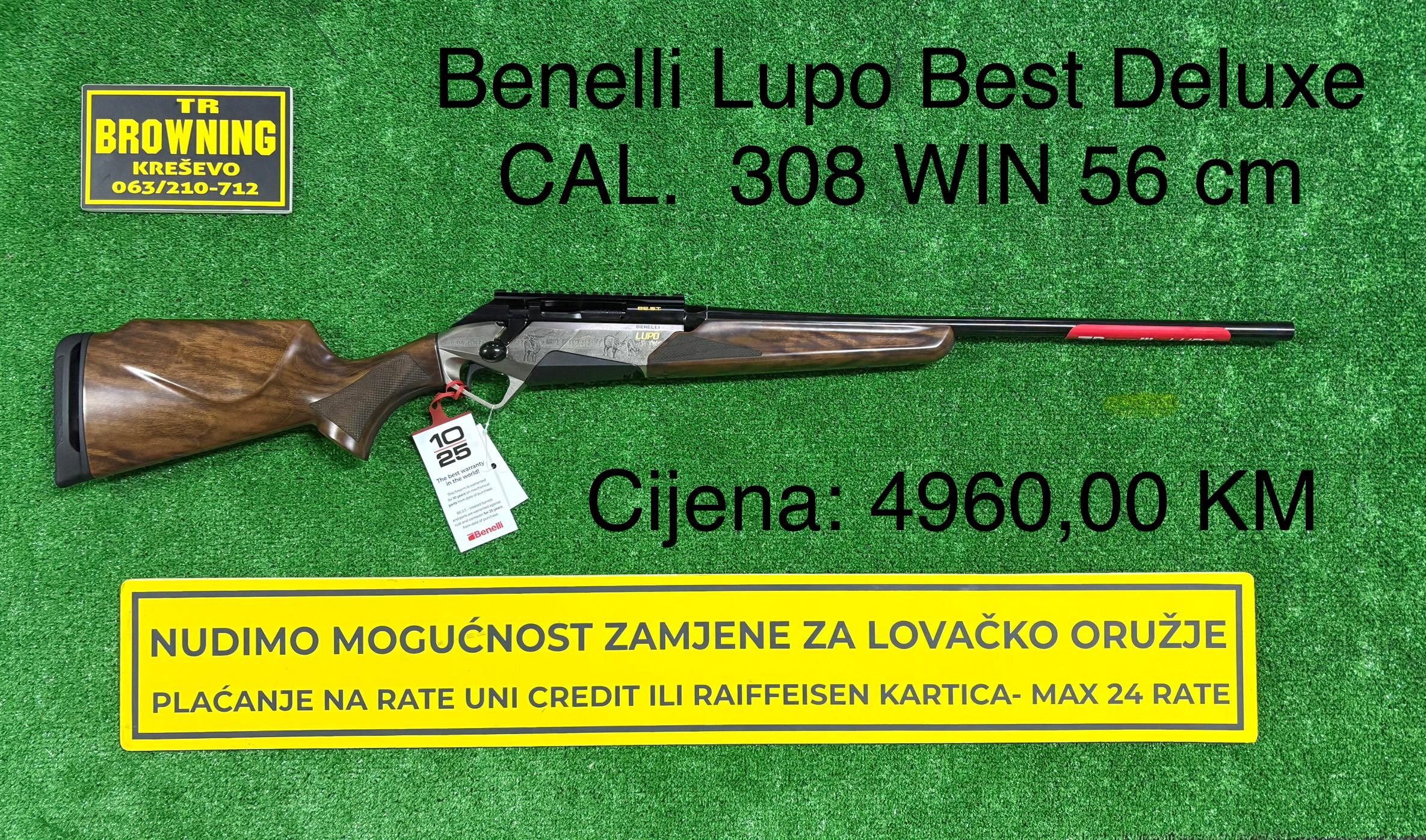 Benelli Lupo Best Deluxe CAL. 308 WIN 56 cm