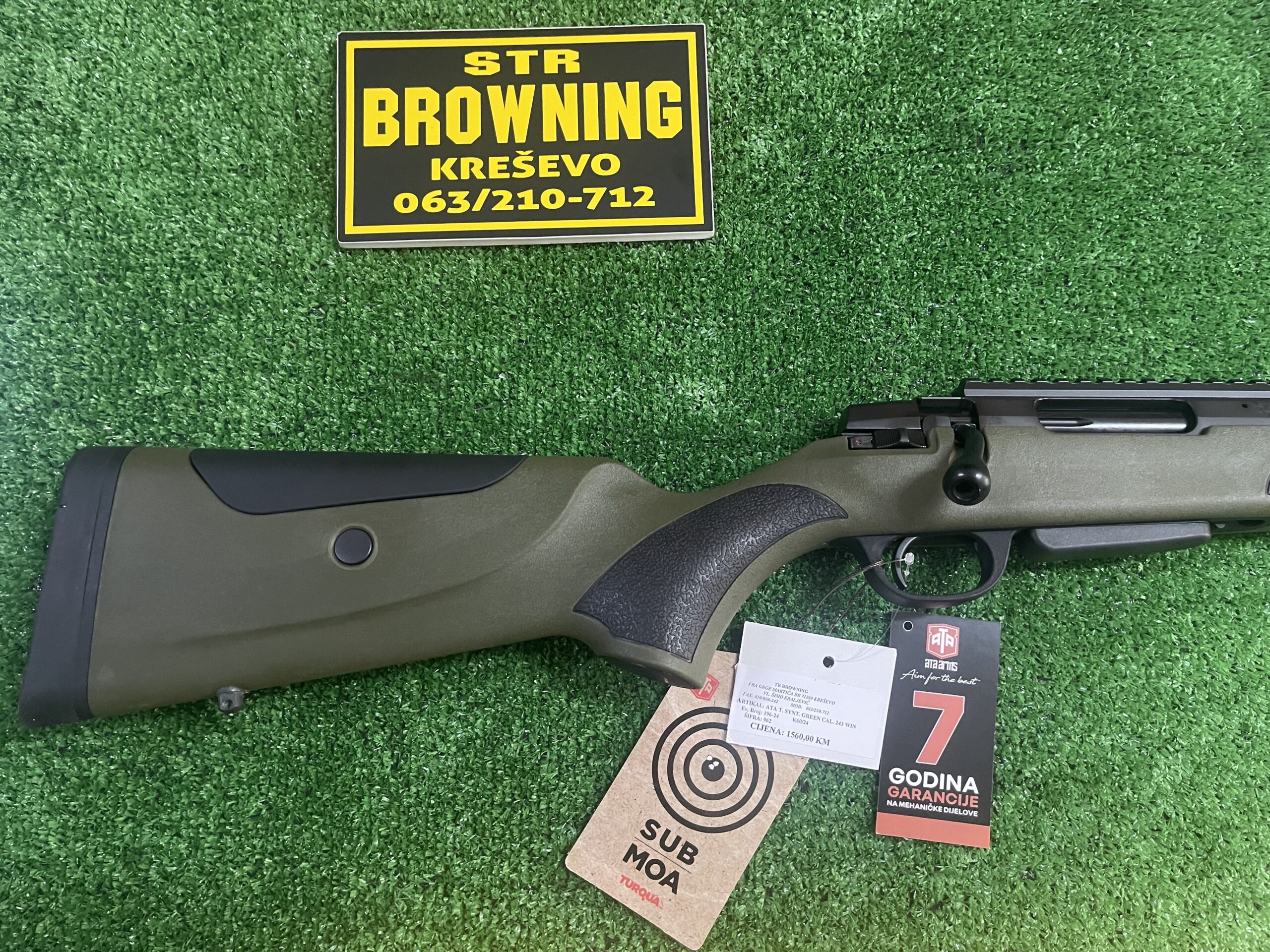 Ata Turqua Syntetic Green cal 243 WIN - Slika 4