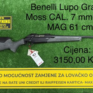 Benelli Lupo Granite Moss CAL. 7 mm REM MAG 61 cm