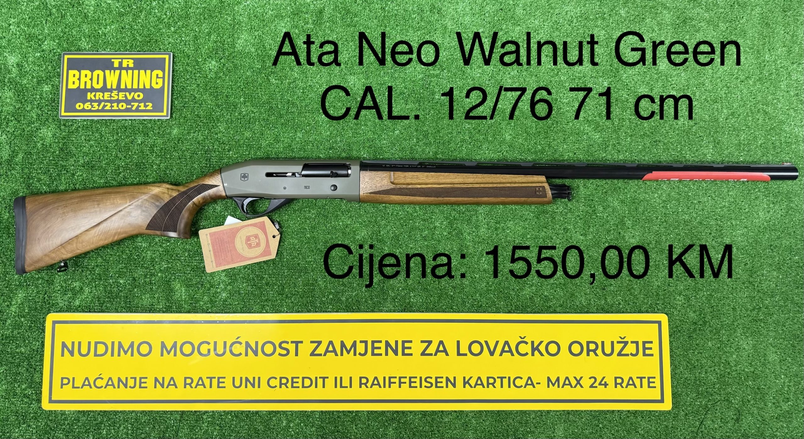 Ata Neo Walnut Green CAL. 12/76 71 cm